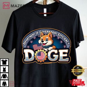 DOGE Department of Government Efficiency US Flag T Shirt (4)