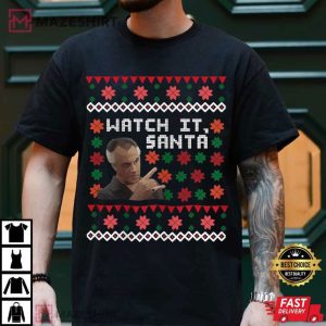The Sopranos Paulie Watch It Santa Christmas T Shirt (4)