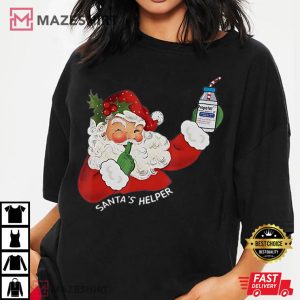 Santa's Helper ICU CRNA Propofol Pharmacist Nurse Christmas T Shirt (4)