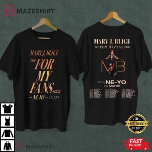 Mary J Blige The For My Fans Tour 2025 Music T Shirt (2)