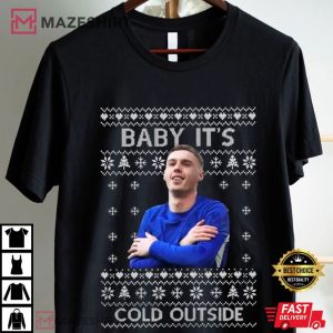 Cole Palmer Baby Its Cold Outside Chelsea Christmas T Shirt (2)