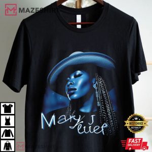 Mary J Blige 2025 Tour 90s Vintage Music T Shirt (2)