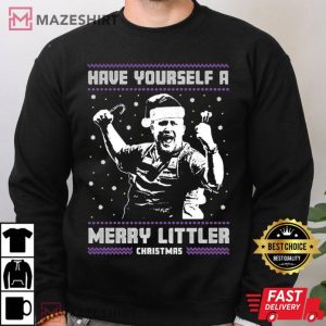 Luke Littler Darts Have Yourself A Merry Littler Christmas T Shirt (2)