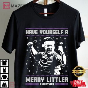 Luke Littler Darts Have Yourself A Merry Littler Christmas T Shirt (3)
