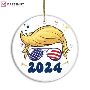 Donald Trump 2024 MAGA Supporter Ornament (2)