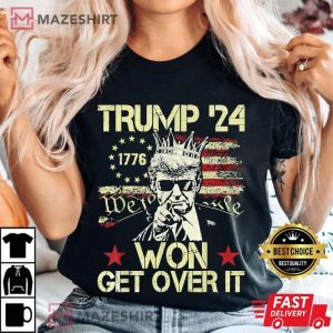 Trump Won Get Over It Trump 2024 T Shirt (1)
