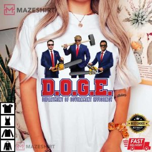 Funny DOGE Department Of Government Efficiency T Shirt (2)