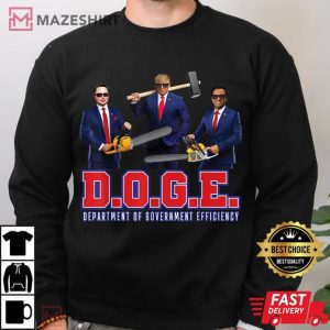 Funny DOGE Department Of Government Efficiency T Shirt (3)