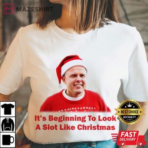 Arne Slot It's Beginning To Look A Slot Like Christmas T Shirt (4)
