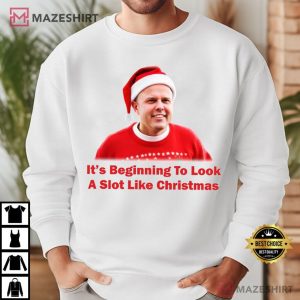 Arne Slot It's Beginning To Look A Slot Like Christmas T Shirt (1)