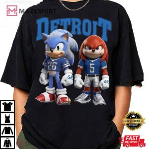 Detroit Lions Sonic And Knuckles T Shirt (4)