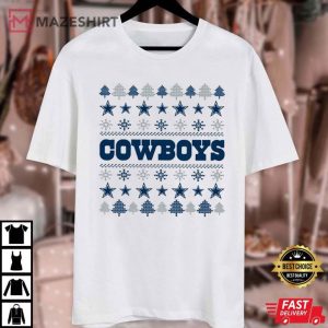 Dallas Cowboys NFL Football Ugly Christmas T Shirt (2)