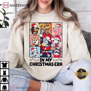 In My Christmas Era Bluey Cartoon T Shirt (2)