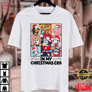 In My Christmas Era Bluey Cartoon T Shirt (3)