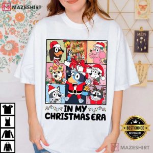 In My Christmas Era Bluey Cartoon T Shirt (4)