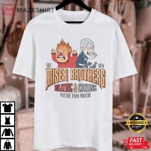 Miser Brothers Heating And Cooling Christmas Movie T Shirt (2)