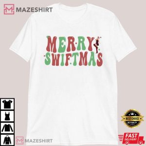 Merry Swiftmas Swiftie Xmas Gift T Shirt (2)