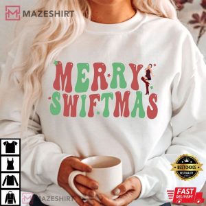 Merry Swiftmas Swiftie Xmas Gift T Shirt (3)