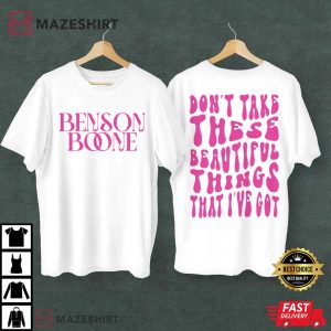 Benson Boone Beautiful Things Retro T Shirt (2)