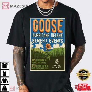 Goose Show Hurricane Helene Benefit Events Oct 25 26 2024 T Shirt (2)