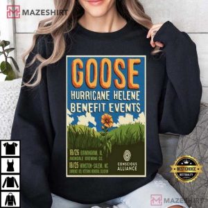 Goose Show Hurricane Helene Benefit Events Oct 25 26 2024 T Shirt (3)