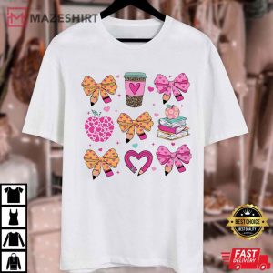Teacher Coquette Valentine Gift T Shirt (3)