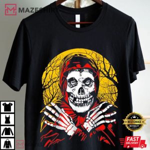Crimson Ghost The Laughing Skull Halloween T Shirt (2) Mazeshirt