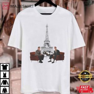 Eiffel Tower Harris Dickinson And Drew Starkey Actors On Actors T Shirt (3)