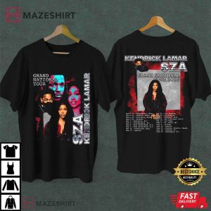 Grand National Tour Kendrick Lamar Sza Merch T Shirt (2)