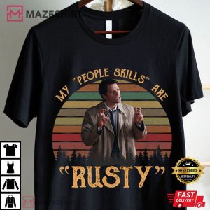 Castiel My People Skills Are Rusty Supernatural Movie Quote T Shirt (4)