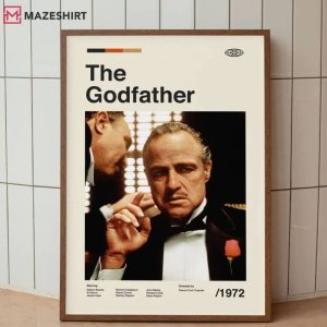 The Godfather Marlon Brando And Al Pacino Crime Film Poster