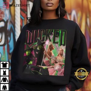 Wicked Elphaba And Glinda American Musical Film Fan Merch T Shirt (3)