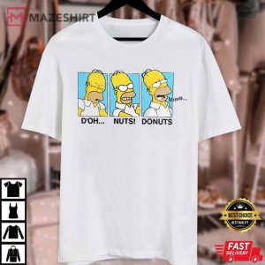 D’oh Nuts Donuts Homer Simpson T Shirt (4)