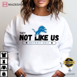 Detroit Lions Grit They Not Like Us National Football League T Shirt (3)