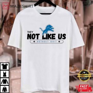 Detroit Lions Grit They Not Like Us National Football League T Shirt (1)