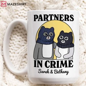 Custom Partners in Crime Cat Best Friend Ceramic Mug (2)