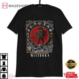 Mistborn Brandon Sanderson Fantasy Series Novel T Shirt (3)