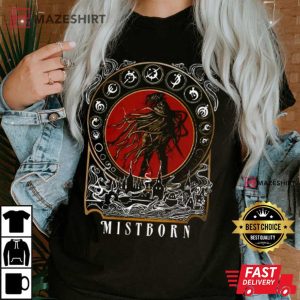 Mistborn Brandon Sanderson Fantasy Series Novel T Shirt (2)