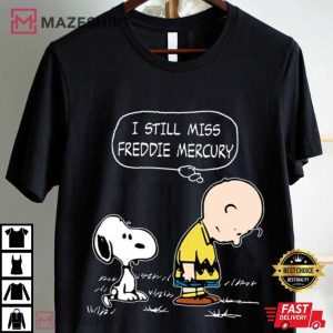 Charlie Brown And Snoopy I Still Miss Freddie Mercury T Shirt (4)