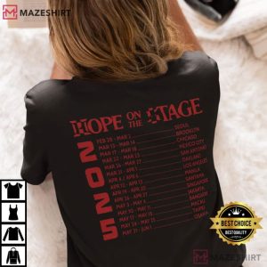 BTS J Hope On The Stage Concert Tour 2025 Fans Merch T Shirt (5)