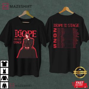 BTS J Hope On The Stage Concert Tour 2025 Fans Merch T Shirt (1)