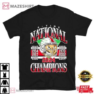 Ohio State Buckeyes 9 Time National Champions T Shirt (2)