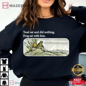 Frogs Funny Toad Sat And Did Nothing Meme Lover T Shirt (1)