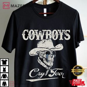 Noah Kahan Cowboys Cry Too Skull T Shirt (2)
