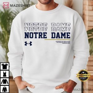 Mike Mickens Wearing Notre Dame Fighting T Shirt (1)