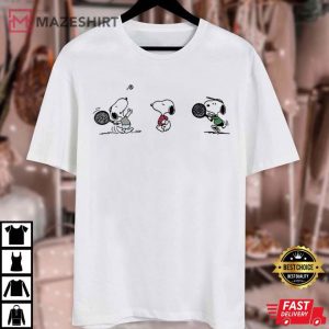 Peanuts Snoopy Tennis T Shirt (2)