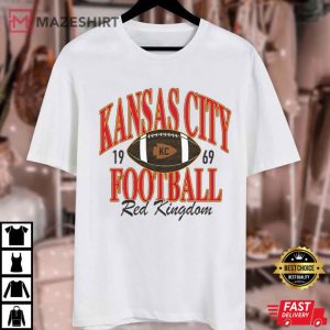 Kansas City Chiefs Red Kingdom KC Football T Shirt (3)