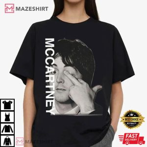 Paul McCartney Flipping The Bird The Beatles Music T Shirt (3)