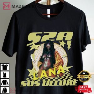 SZA Lana Album Sos Deluxe Aesthetic Gift For Fans T Shirt (3)