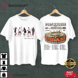 Post Malone Rapper The Big Ass Stadium Tour 2025 Vintage T Shirt (1)